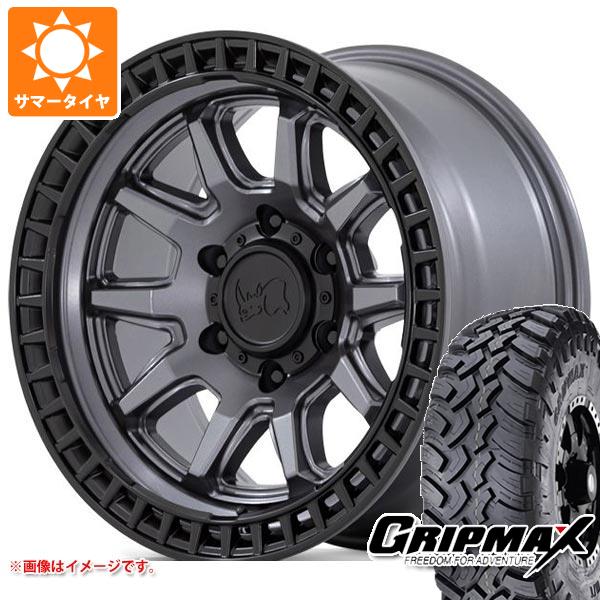 ジープ ラングラー JK/JL系用 サマータイヤ グリップマックス マッドレイジ M/T LT285/70R17 121/118Q アウトラインホワイトレター ブラックライノ カリコ