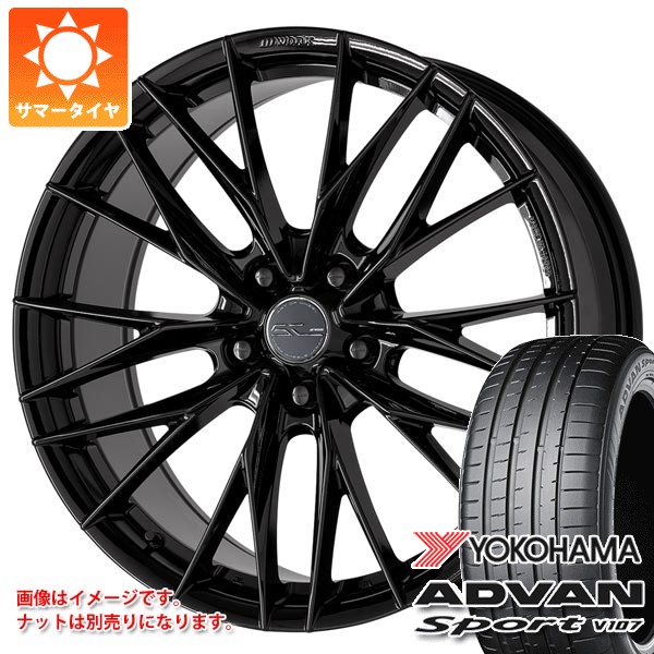 WORK - 炎節タイア 255/40R21 (102Y) XL ヨコハマ アドバンスポーツV107 細工物 シュヴァート ブルネン LX 8.5-21