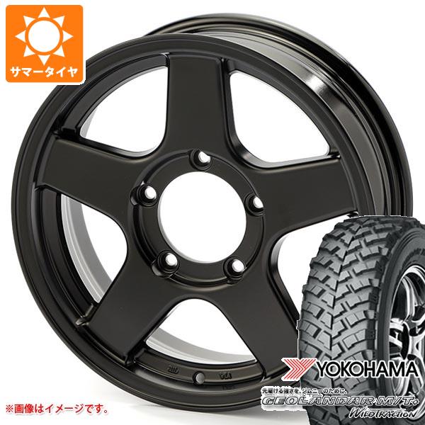 5本セット ジムニー用 サマータイヤ ヨコハマ ジオランダー M/T+ G001J 195R16C 104/102Q ブラッドレー V エボリューション 5.5 16 :brvevj 14208 s861002zk 5:タイヤマックス