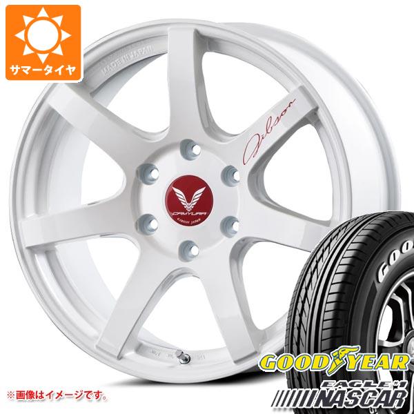 ハイエース 200系用 サマータイヤ グッドイヤー イーグル ＃1 ナスカー 215/60R17C 109/107R ホワイトレター ギブソン カミュラ 7.0 17 :camyu 14403 t80968yt:タイヤマックス