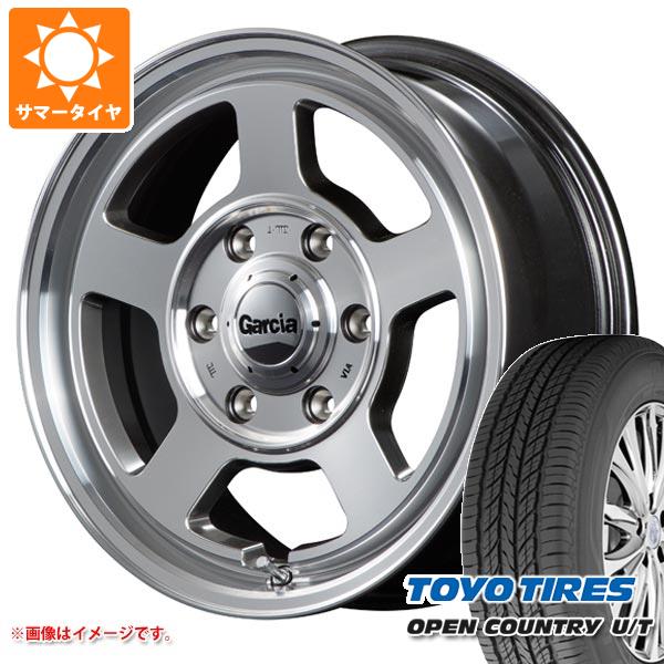 ハイエース 200系用 サマータイヤ トーヨー オープンカントリー U/T 215/70R16 100H ガルシア シカゴ5 6.5 16 :cica5mh 28545 t80971yt:タイヤマックス