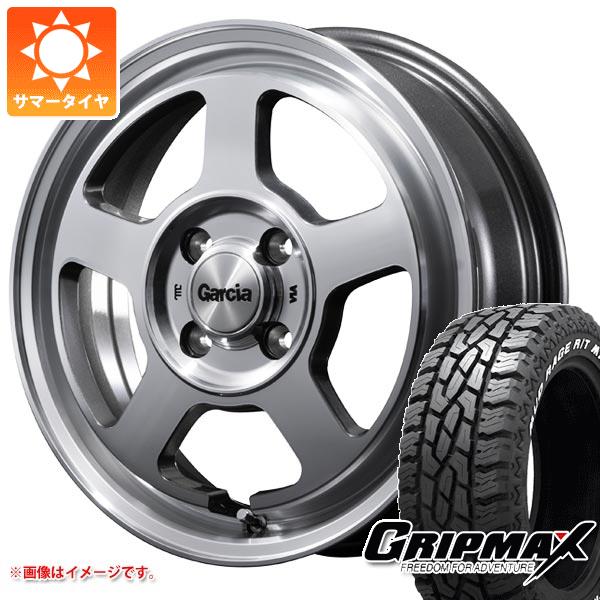 エブリイワゴン DA17W用 サマータイヤ グリップマックス マッドレイジ R/T MAX 165/65R15 81Q ブラックレター ガルシア シカゴ5 4.5-15｜tiremax