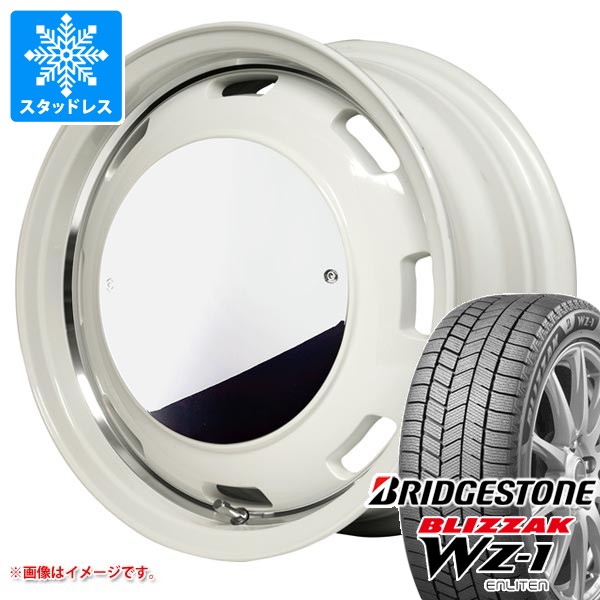 スタッドレスタイヤ ブリヂストン ブリザック WZ-1 155/65R14 75Q ガルシア シスコムーン 4.5-14