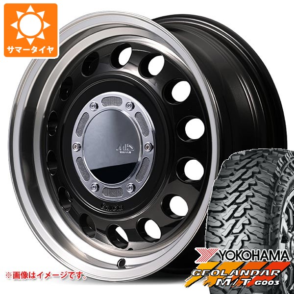 5本セット スズキ ジムニーシエラ JB74W用 サマータイヤ ヨコハマ ジオランダー M/T G003 225/70R16 103S ガルシア シスコ タイプ2 6.0-16