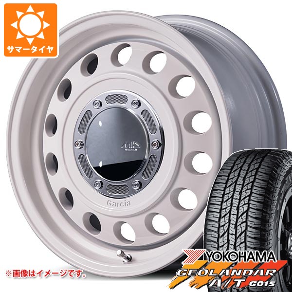 5本セット スズキ ジムニー JB64W用 サマータイヤ ヨコハマ ジオランダー A/T G015 205/80R16 104T XL ブラックレター ガルシア シスコ タイプ2 5.5-16