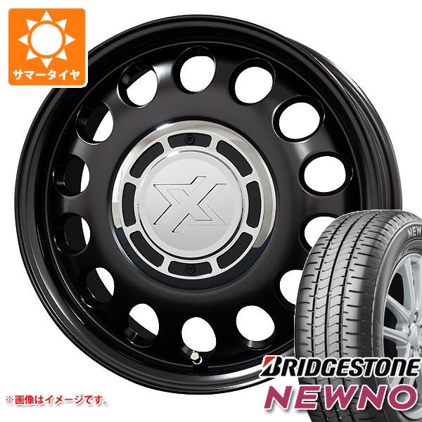 エブリイワゴン DA17W用 サマータイヤ ブリヂストン ニューノ 165/65R14 79S コスミック クロスブラッド スティール 4.5 14 :cssteelk 40020 s861029zk:タイヤマックス