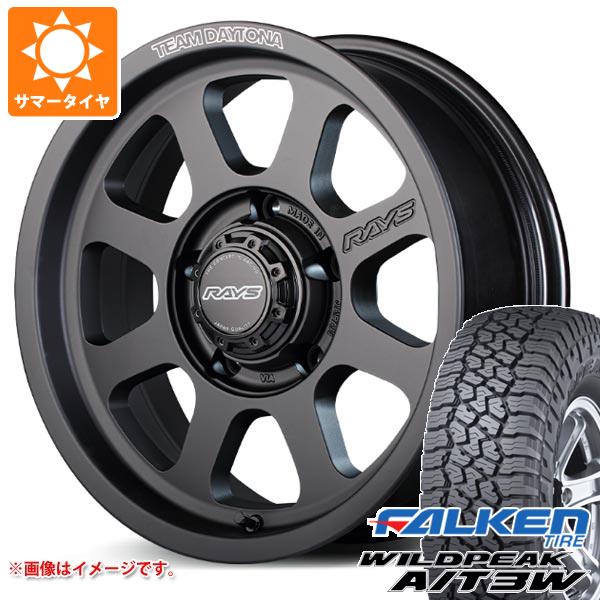 RAYS - 5本仕掛ける スズキ ジムニーシエラ JB74W用 朱夏タイア ファルケン ワイルドピーク A/T3W 235/70R16 109T XL レイズ デイトナ D108 6.0-16 自動車-タイヤ、ホイール-夏タイヤ、ホイールセット