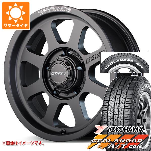 5本セット スズキ ジムニーシエラ JB74W用 サマータイヤ ヨコハマ ジオランダー A/T G015 185/85R16 105/103N LT ホワイトレター レイズ デイトナ D108 6.0-16