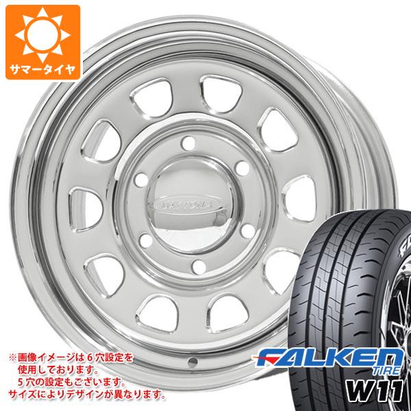 ハイエース 200系用 2024年製 サマータイヤ ファルケン W11 215/65R16C 109/107N ホワイトレター デイトナズ 6.5 16 :dayscr 32712 t80967yt:タイヤマックス