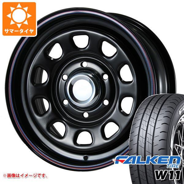 NV350キャラバン E26用 2024年製 サマータイヤ ファルケン W11 215/65R16C 109/107N ホワイトレター MLJ デイトナ SS 6.5 16 :dayssc 32712 n84747sn:タイヤマックス