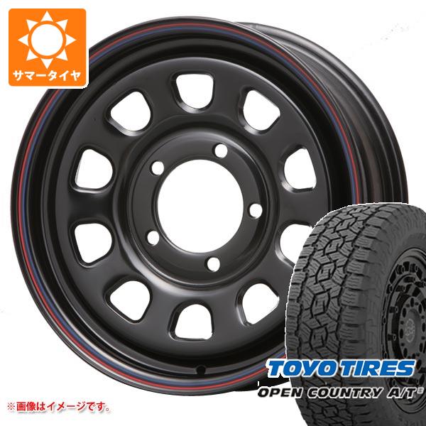 5本セット ジムニー用 サマータイヤ トーヨー オープンカントリー A/T3 175/80R16 91S  MLJ デイトナ SS 5.5-16