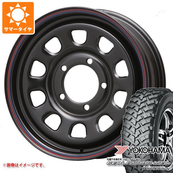 5本セット ジムニー用 サマータイヤ ヨコハマ ジオランダー M/T+ G001J 195R16C 104/102Q MLJ デイトナ SS 5.5 16 :daytssj 14208 s861002zk 5:タイヤマックス