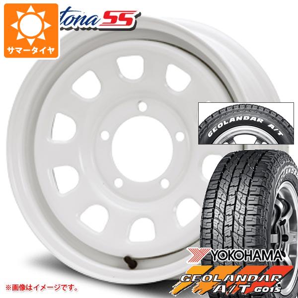 5本セット ジムニー用 2024年製 サマータイヤ ヨコハマ ジオランダー A/T G015 185/85R16 105/103N LT ホワイトレター MLJ デイトナ SS 5.5 16 :daytssjw 38494 s86999zk 5:タイヤマックス