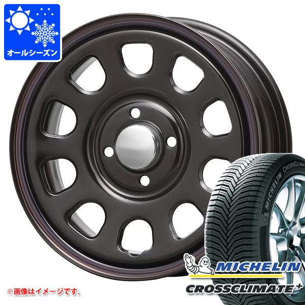 アトレーワゴン S300系用 オールシーズンタイヤ ミシュラン クロスクライメートプラス 165/65R14 83T XL  MLJ デイトナ SS 5.0-14
