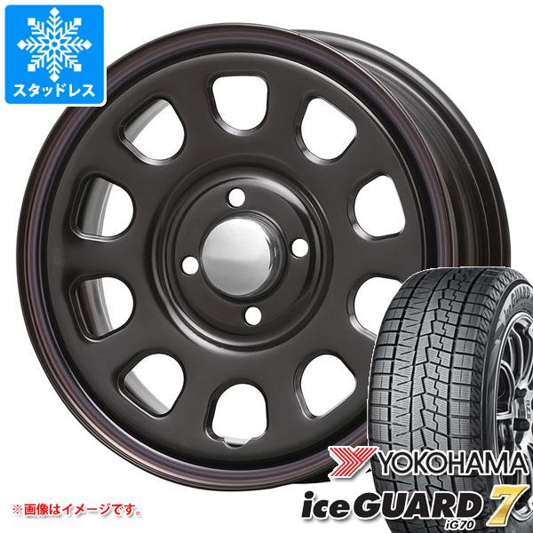 スタッドレスタイヤ ヨコハマ アイスガードセブン iG70 155/65R14 75Q MLJ デイトナ SS 5.0-14