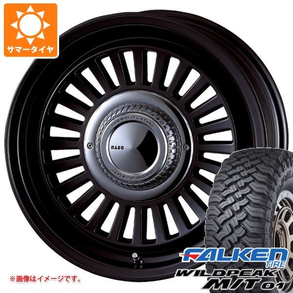 5本セット FJクルーザー 10系用 サマータイヤ ファルケン ワイルドピーク M/T01 LT285/70R17 121/118Q  クリムソン ディーン カリフォルニア 7.5-17