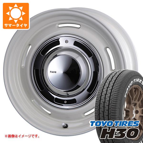 ハイエース 200系用 サマータイヤ トーヨー H30 215/65R16 C 109/107R ホワイトレター クリムソン ディーンクロスカントリー 7.0 16 :deancroh 39888 t80967yt:タイヤマックス