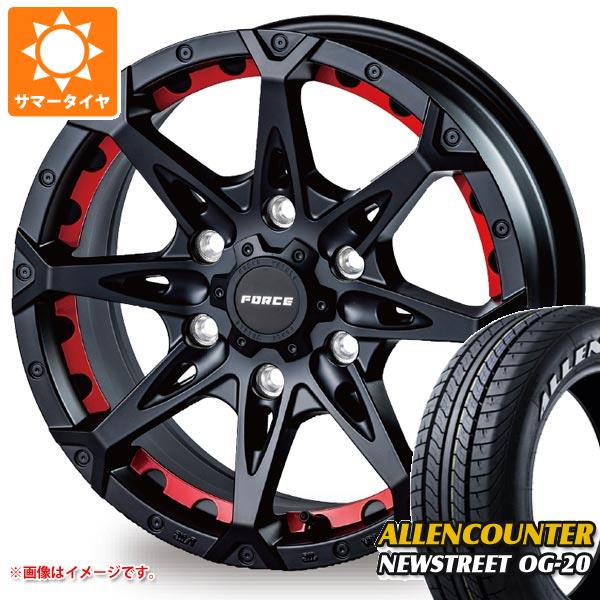 ハイエース 200系用 サマータイヤ オーレンカウンター ニューストリート OG 20 215/65R16C 109/107T WL フォース デナリ 6.5 16 :denambh 32176 t80967yt:タイヤマックス