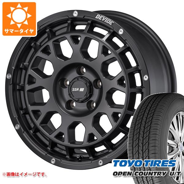 RAV4 50系用 サマータイヤ トーヨー オープンカントリー U/T 265/65R17 112H SSR ディバイド G:M 7.5 17 :devgm 28543 t801016yt:タイヤマックス