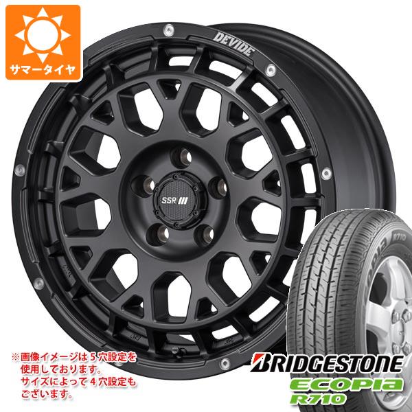 ダイハツ ハイゼットトラック S500系用 サマータイヤ ブリヂストン エコピア R710 165/80R14 91/90N SSR ディバイド G:M 4.5-14