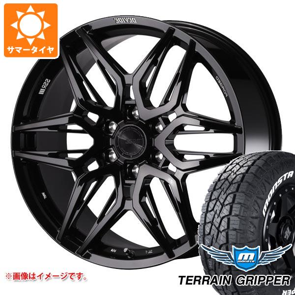 トヨタ ランドクルーザー300用 サマータイヤ モンスタ テレーングリッパー LT275/55R20 120/117Q ホワイトレター SSR ディバイド LG-F 9.0-20