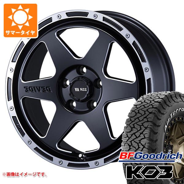 トヨタ RAV4 50系用 サマータイヤ BFグッドリッチ オールテレーンT/A KO3 LT265/65R17 116/113S ホワイトレター SSR ディバイド TR-6 7.0-17