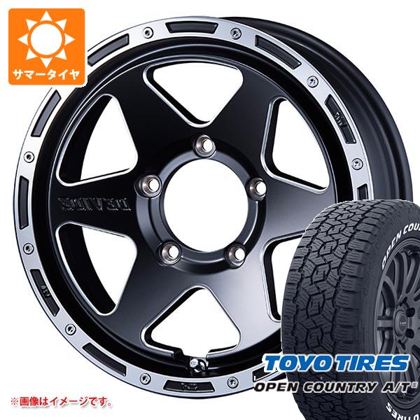 ジムニー JB64W用 2024年製 サマータイヤ トーヨー オープンカントリー A/T3 215/70R16 100T ホワイトレター SSR ディバイド TR 6 5.5 16 :devtr6j 41238 s86768zk:タイヤマックス