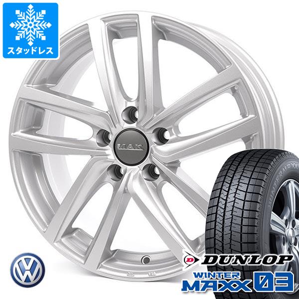 VW T-ロック A1DFF用 スタッドレス ダンロップ ウインターマックス03 WM03 215/55R17 94Q MAK ドレスデン