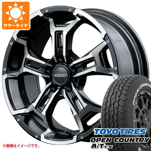 RAV4 50系用 サマータイヤ トーヨー オープンカントリー A/T EX 235/60R18 103H ホワイトレター レイズ デイトナ DS5 7.5 18 :ds5 36839 t801018yt:タイヤマックス