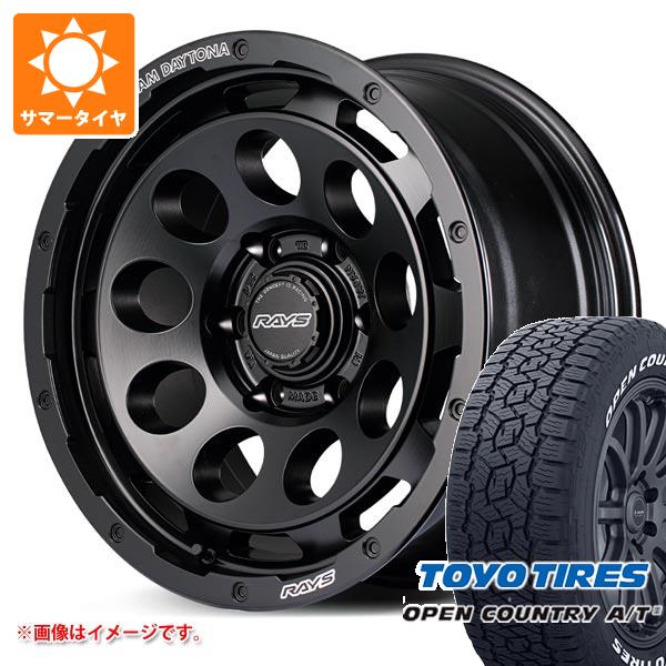 トヨタ ランドクルーザー250用 サマータイヤ トーヨー オープンカントリー A/T3 265/70R18 116H ホワイトレター レイズ デイトナ D9 8.5-18