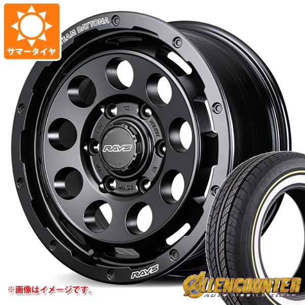トヨタ ハイエース 200系用 サマータイヤ オーレンカウンター クラシックオーバル 215/65R16C 109/107T ホワイト/イエローリボン レイズ デイトナ D9 6.5-16