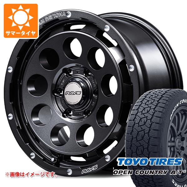 トヨタ ランドクルーザー250用 サマータイヤ トーヨー オープンカントリー A/T3 265/70R18 116H ホワイトレター レイズ デイトナ D9 スペックM 8.5-18