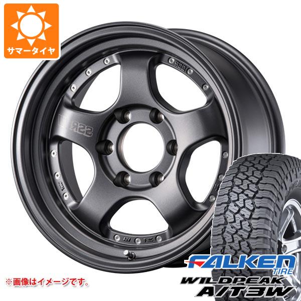 WILDPEAK - トヨタ FJクルーザー 10系用 炎節タイア ファルケン ワイルドピーク A/T3W LT285/70R17 116Q SSR ディバイド SP1 トレイル 8.5-17