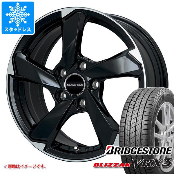 VW ポロ AWC系用 スタッドレス ブリヂストン ブリザック VRX3 195/55R16 91Q XL ユーロアクシス クロスエッジ