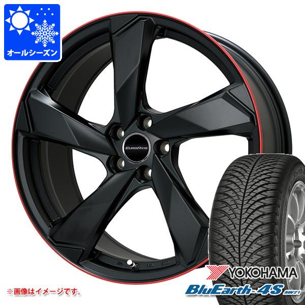 アウディ Q3 F3系用 オールシーズンタイヤ ヨコハマ ブルーアース4S AW21 235/55R18 100V ユーロアクシス クロスエッジ