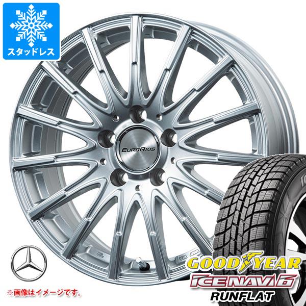 メルセデスベンツ W206オールテレイン Cクラス用 スタッドレス グッドイヤー アイスナビ6 ランフラット 245/45RF18 96Q ランフラット ユーロアクシス エアフルト(121352円)