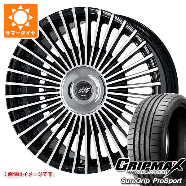 WORK - 朱夏タイア 245/35R21 96Y XL グリップマックス シュアグリップ 労働者階級運動競技 細工物 イミッツ シュトラール トヨタ レクサス専用 9.0-21 タイヤ、ホイール-夏タイヤ、ホイールセット-自動車