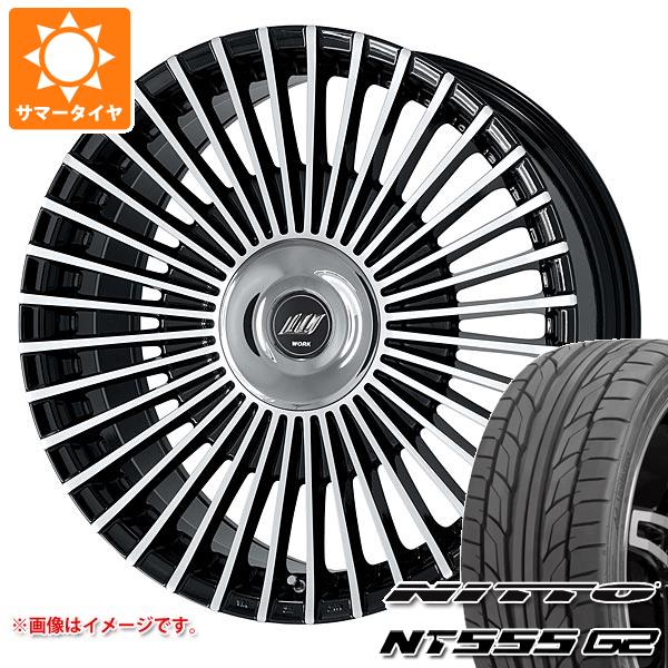 トヨタ 40系アルファード用 サマータイヤ ニットー NT555 G2 245/45R20 103W XL ワーク イミッツ シュトラール 8.5-20