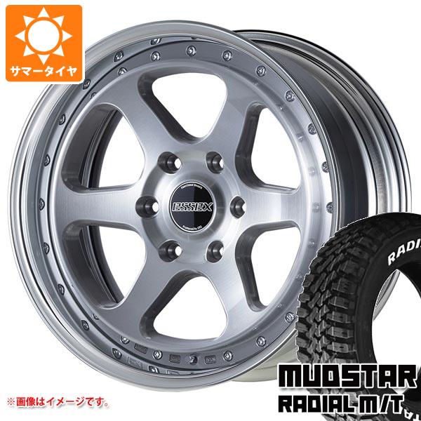 ハイエース 200系用 サマータイヤ マッドスター ラジアル M/T 215/60R17C 109/107R ホワイトレター エセックス EL 2P 6.5-17