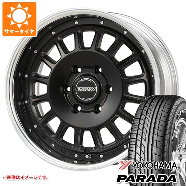 ハイエース 200系用 2026年製 サマータイヤ ヨコハマ パラダ PA03 225/50R18C 107/105H ホワイトレター エセックス ENCD 2P 7.0-18