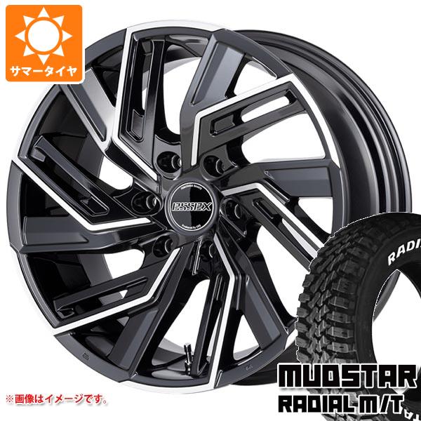 ハイエース 200系用 サマータイヤ マッドスター ラジアル M/T 215/60R17C 109/107R ホワイトレター エセックス EW 6.5 17 :eseew1 34816 t80968yt:タイヤマックス