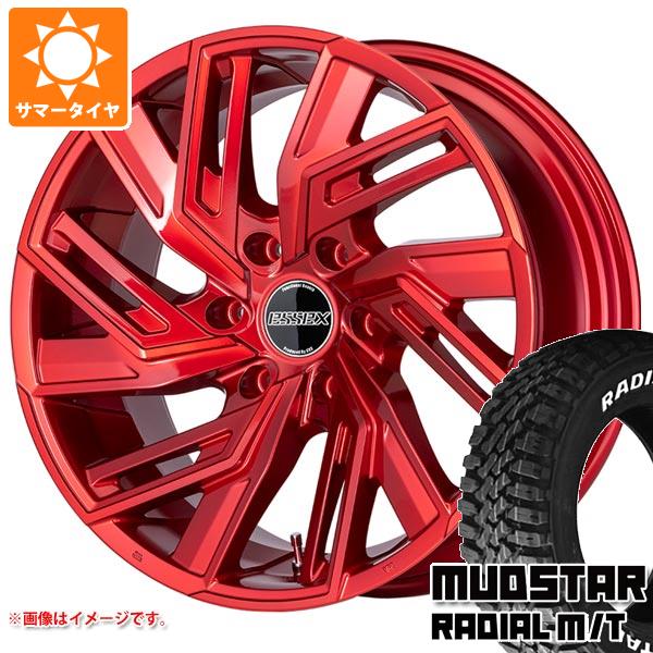 ハイエース 200系用 サマータイヤ マッドスター ラジアル M/T 215/60R17C 109/107R ホワイトレター エセックス EW 6.5-17