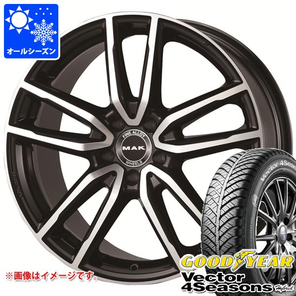 メルセデスベンツ W246 Bクラス用 オールシーズンタイヤ グッドイヤー ベクター 4シーズンズ ハイブリッド 225/45R17 91H MAK エボ