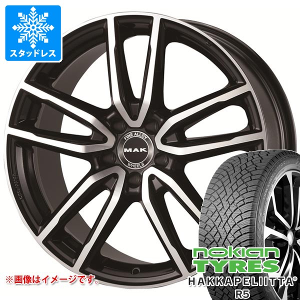 Hakkapeliitta - メルセデスベンツ W213 E位置づけ用 スタッドレス ノキアン ハッカペリッタ R5 245/45R18 100T XL MAK エボ 冬タイヤ、ホイールセット-車、バイク、自転車-タイヤ、ホイール