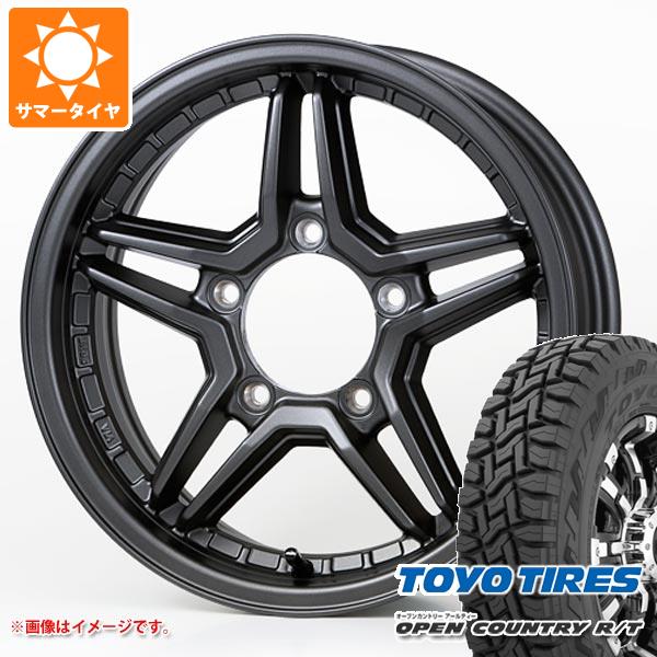 ジムニーシエラ JB74W用 サマータイヤ トーヨー オープンカントリー R/T 185/85R16 105/103N LT ホワイトレター ジャオス エクセル JX3 6.0 16 :exjx3s 34452 s86769zk:タイヤマックス