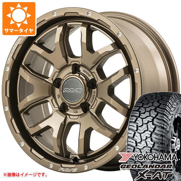 ジープ ラングラー JK/JL系用 サマータイヤ ヨコハマ ジオランダー X AT G016 LT285/70R17 121/118Q ブラックレター レイズ デイトナ F6 ブースト :f6bbrw 41326 j27121p:タイヤマックス