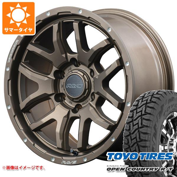 ランドクルーザー プラド 150系用 サマータイヤ トーヨー オープンカントリー R/T LT265/70R17 112/109Q ホワイトレター レイズ デイトナ F6 ブースト 8.0 17 :f6bbr6 36833 t80987yt:タイヤマックス