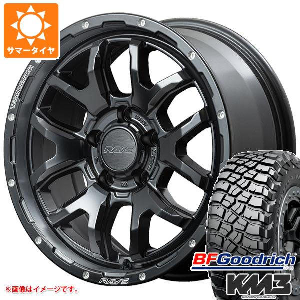 5本セット ジープ ラングラー JK/JL系用 サマータイヤ BFグッドリッチ マッドテレーン T/A KM3 LT285/75R17 121/118Q レイズ デイトナ F6 ブースト :f6bsbw 34029 j27140p 5:タイヤマックス