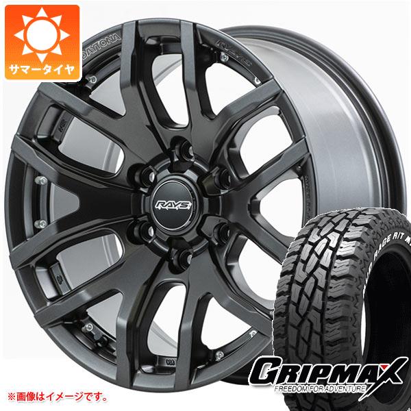 ハイラックス 120系用 サマータイヤ グリップマックス マッドレイジ R/T MAX LT265/50R20 121/118Q ホワイトレター レイズ デイトナ F6 ゲイン 8.5 20 :f6gain 36517 t801000yt:タイヤマックス