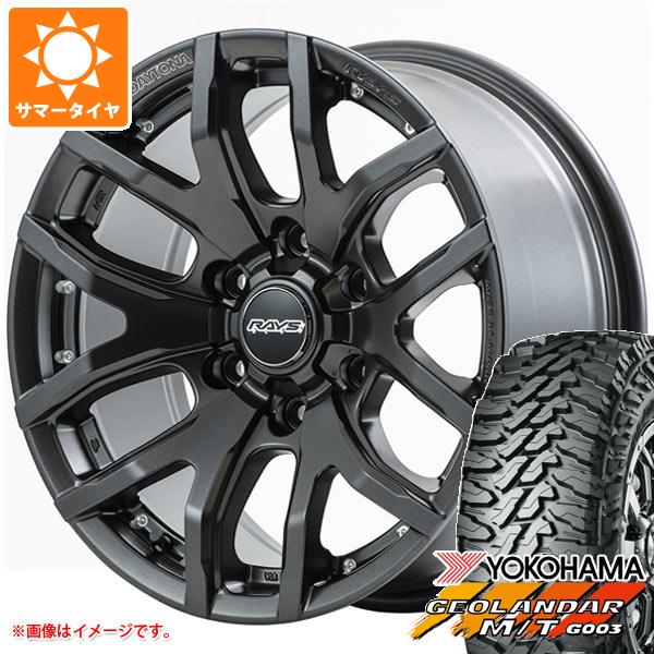 5本セット FJクルーザー 10系用 サマータイヤ ヨコハマ ジオランダー M/T G003 LT285/70R17 121/118Q レイズ デイトナ F6 ゲイン 8.0 17 : f6gain 25911 t801005yt 5 : タイヤマックス